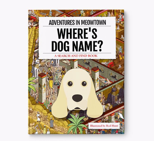 Personalised American Cocker Spaniel Book: Where's Dog Name? Volume 2
